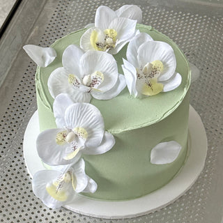 Orchid Floral Cake