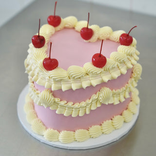Ruffled Baby Vintage Cake
