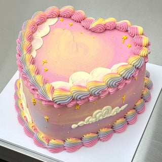 Sunset Baby Vintage Cake