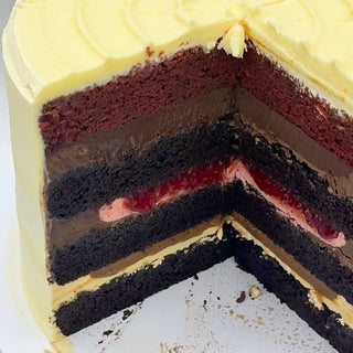 Chocolate based everything slice