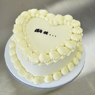 Classic vintage cake white