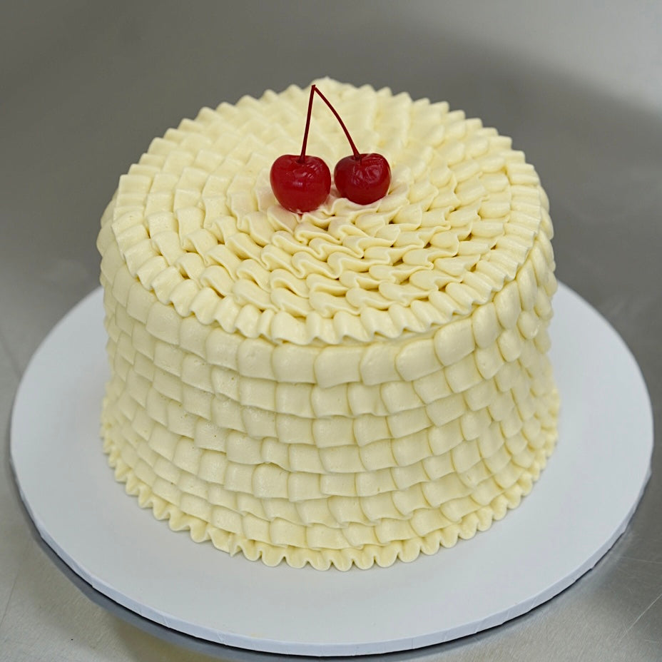 Ruffled Cake - Baby Buck Baking